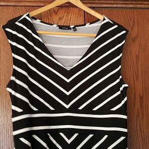 Black Stripe Maxi Dress